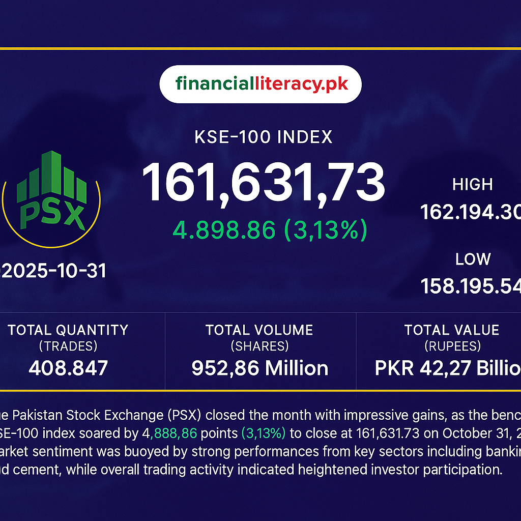 PSX Ends October on a High Note with KSE-100 Surging Over 4,800 Points
