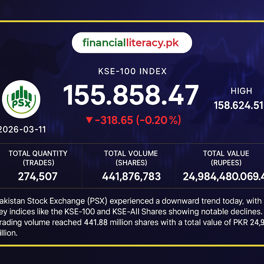 PSX Daily Trading Activity Summary for March 11, 2026